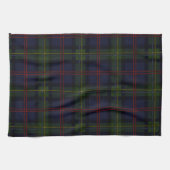 Pset Clan Malcolm Paars Green Black Check Tartan Theedoek (Horizontaal)