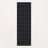 Pset Clan Malcolm Paars Green Black Check Tartan Yogamat (Voorkant)