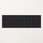 Pset Clan Malcolm Paars Green Black Check Tartan Yogamat (Voorkant (horizontaal))