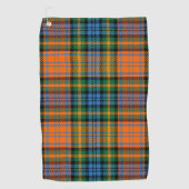 Pset Clan Murray Oranje Blue Green Check Tartan Golfhanddoek (Voorkant)