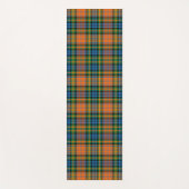 Pset Clan Murray Oranje Blue Green Check Tartan Yogamat (Voorkant)