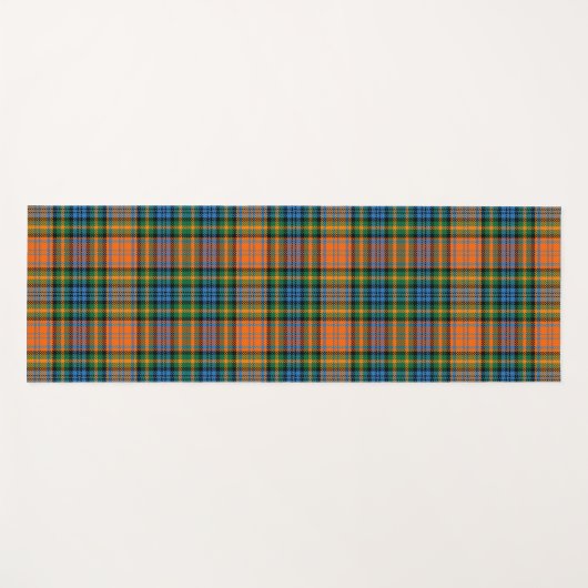 Pset Clan Murray Oranje Blue Green Check Tartan Yogamat (Voorkant (horizontaal))