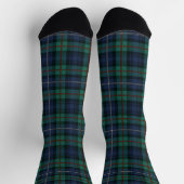 Pset Clan Robertson Green Paars Check Tartan Sokken (Top)