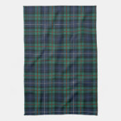 Pset Clan Robertson Tartan Green Paarse Check Theedoek (Verticaal)