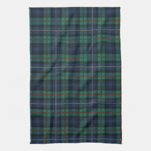 Pset Clan Robertson Tartan Green Paarse Check Theedoek
