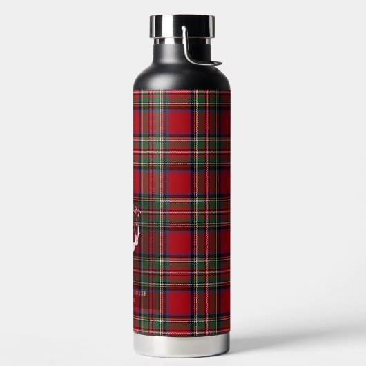 Pset Clan Stewart Family Lake House Tartan Waterfles (Links)