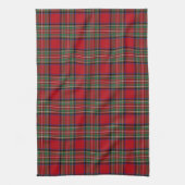 Pset Clan Stewart Red Green Blue Check Tartan Theedoek (Verticaal)