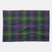 Pset Clan Sutherland Paars Black Check Tartan Theedoek (Horizontaal)
