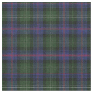 Pset Clan Sutherland Tartan Green Paars Check Stof