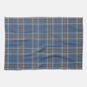 Pset Clan Thompson Gray Blue Check Tartan Theedoek (Horizontaal)
