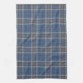 Pset Clan Thompson Gray Blue Check Tartan Theedoek (Verticaal)
