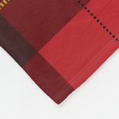 Pset Clan Wallace Scottish Tartan Red Black Check Fleece Deken (Hoek)