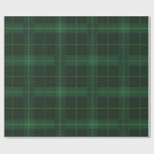 Pset Clan Walsh Tartan Green White Check Patroon Cadeaupapier (Vlak)