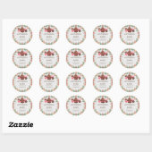 Pset Cupcake Cookie Cookie Packaging Pop Ronde Sticker (Vel)