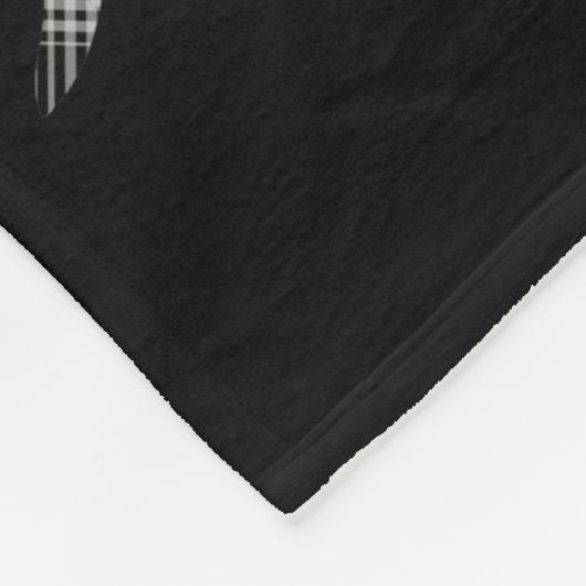 Pset Dachshunds on Black Fleece Deken (Hoek)