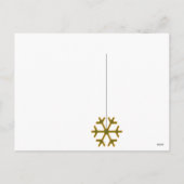 Pset Damask Merry-Briefkaart voor kerstmis Feestdagenkaart (Achterkant)