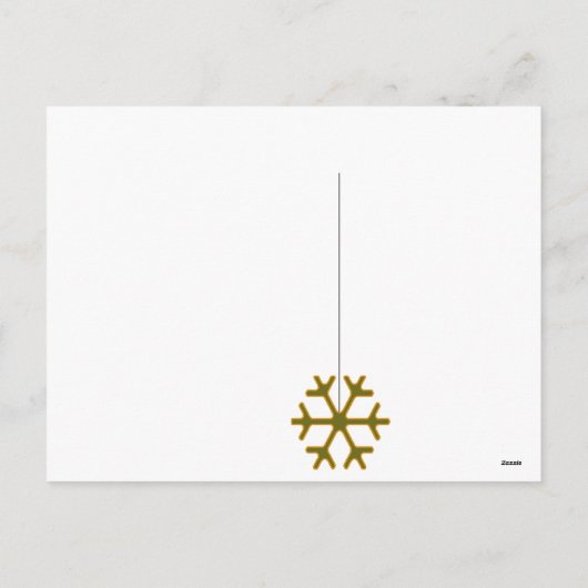 Pset Damask Merry-Briefkaart voor kerstmis Feestdagenkaart (Achterkant)