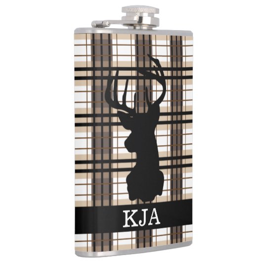 Pset Deer Silhouette Flask Heupfles (Rechts)