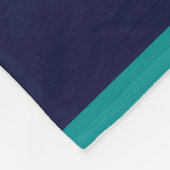 Pset Deer Stag Silhouette | blauwgroen blauw Fleece Deken (Hoek)