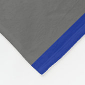 Pset Deer Stag Silhouette | Koolkool blauw Fleece Deken (Hoek)