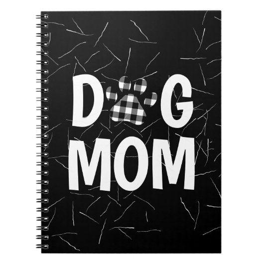 Pset Dog Pawprint met Dog Hair Notitieboek (Voorkant)