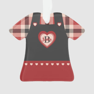 Pset Dress & Pinafore Figurine Gepersonaliseerd Ornament