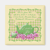 Pset Easter Tea Save the Date Magneet (Voorkant)