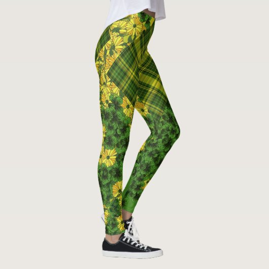 Pset en Floral Patchwork Leggings (Rechts)