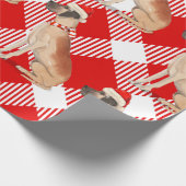 Pset en Great Dane Hondenliefhebbers Kerstmis Cadeaupapier (Hoek)