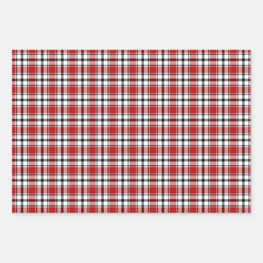 Pset Gift Wrap in Groen, Rood en Blauw HAMbyWG Inpakpapier Vel (Voorkant 3)