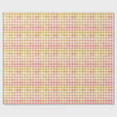 Pset Gingham Country Farmhouse Simple Cadeaupapier (Vlak)