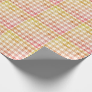 Pset Gingham Country Farmhouse Simple Cadeaupapier