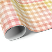 Pset Gingham Country Farmhouse Simple Cadeaupapier (Rol Hoek)