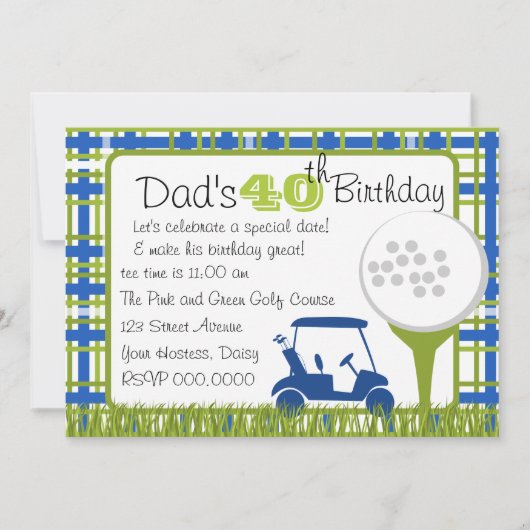 Pset Golf Kaart (Voorkant)