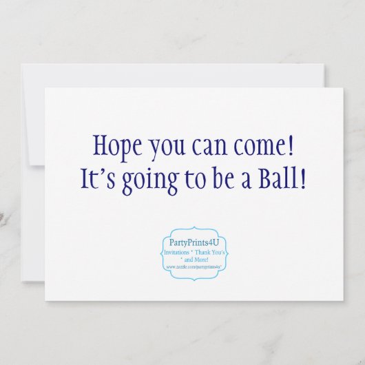 Pset Golfer Boy Golf Birthday Party Invitation Kaart (Achterkant)