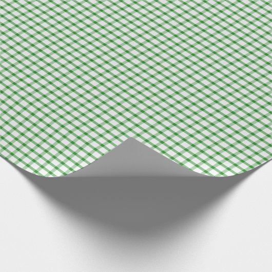 Pset Green Kerstfeestay Cute Modern Cadeaupapier (Hoek)