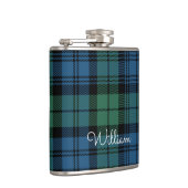 Pset Green Tartan Pap Birthday Speciaal gepersonal Heupfles (Rechts)