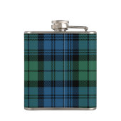 Pset Green Tartan Pap Birthday Speciaal gepersonal Heupfles (Achterkant)