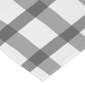 Pset Grey and White Rustic Farmhouse Lange Tafelloper (Hoek)