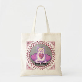 Pset Heart Cat Tote Bag