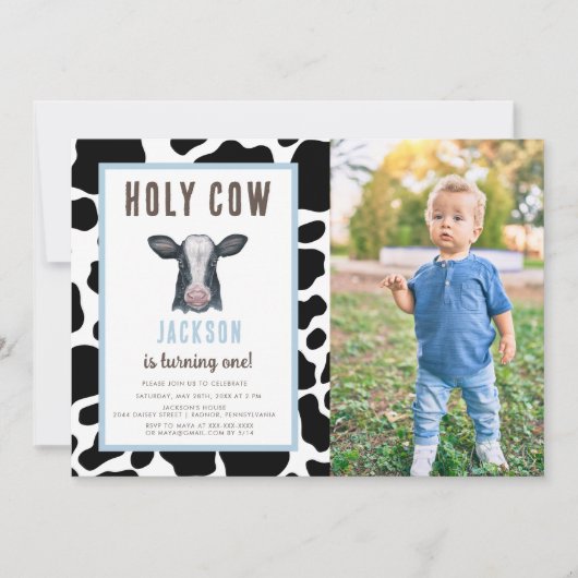 Pset Heilige Koe Ik ben een Jongen Dag Kaart (Voorkant)