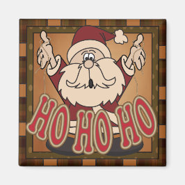Pset Ho Ho Ho Holiday Santa Claus Gift Magneet