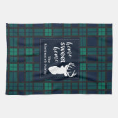 Pset Holiday Tartan Clan Blackwatch, gepersonalise Theedoek (Horizontaal)