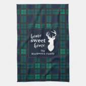 Pset Holiday Tartan Clan Blackwatch, gepersonalise Theedoek (Verticaal)