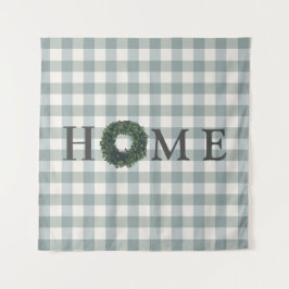 Pset HOME Farmhouse Gingham Country Stylish Wandkleed