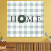 Pset HOME Typografie Farmhouse Stylish Wreater Canvas Afdruk (Insitu (Woonkamer))
