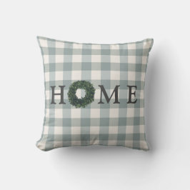 Pset HOME Typografie Stylish Farmhouse Gingham Kussen