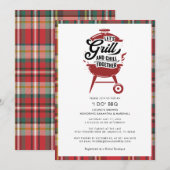 Pset I DO BBQ Couples Shower Engagement Party Kaart (Voorkant / Achterkant)