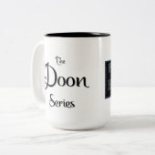 Pset is de Nieuwe Zwart Tweekleurige Koffiemok (Voorkant links)