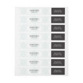 Pset-ish Modern Wedding Wraparound Labels (Vel)